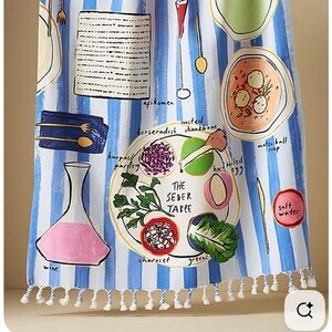 ISO: Anthropologie Seder Plate Tea Towel